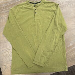 Public Rec Sage Green Long Sleeve Henley
